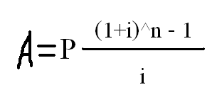 Annuity formula